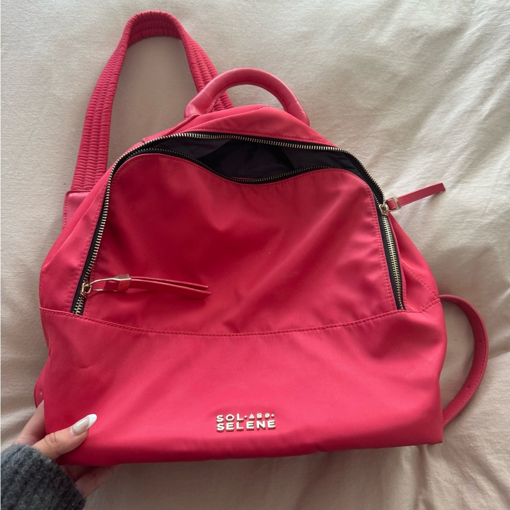 hot pink fashion backpack